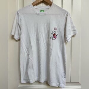 Uniqlo x Line Friends Brown and Sally 100% Cotton T-Shirt. Size S